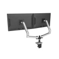 Bulk Sale OEM Mechanical Spring Aluminum Height Adjustable Dual Arm Monitor Stand Mount